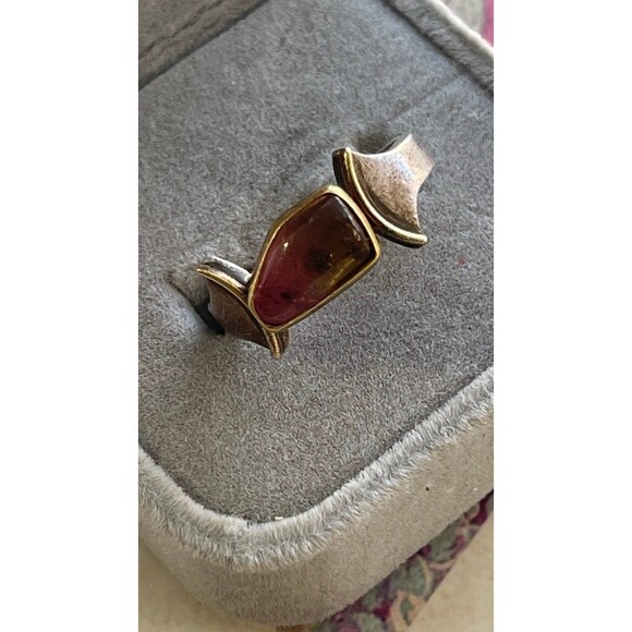 Silver multi stone ring - Picture 2 of 3